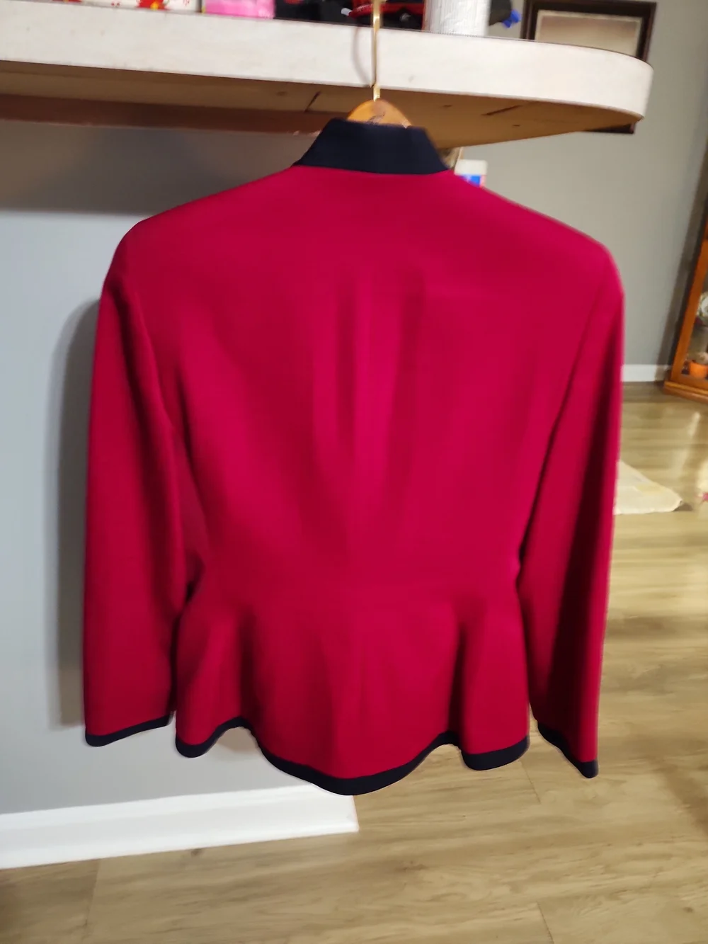 Dior Hot Pink Blazer with Navy Trim - Women's Jacket